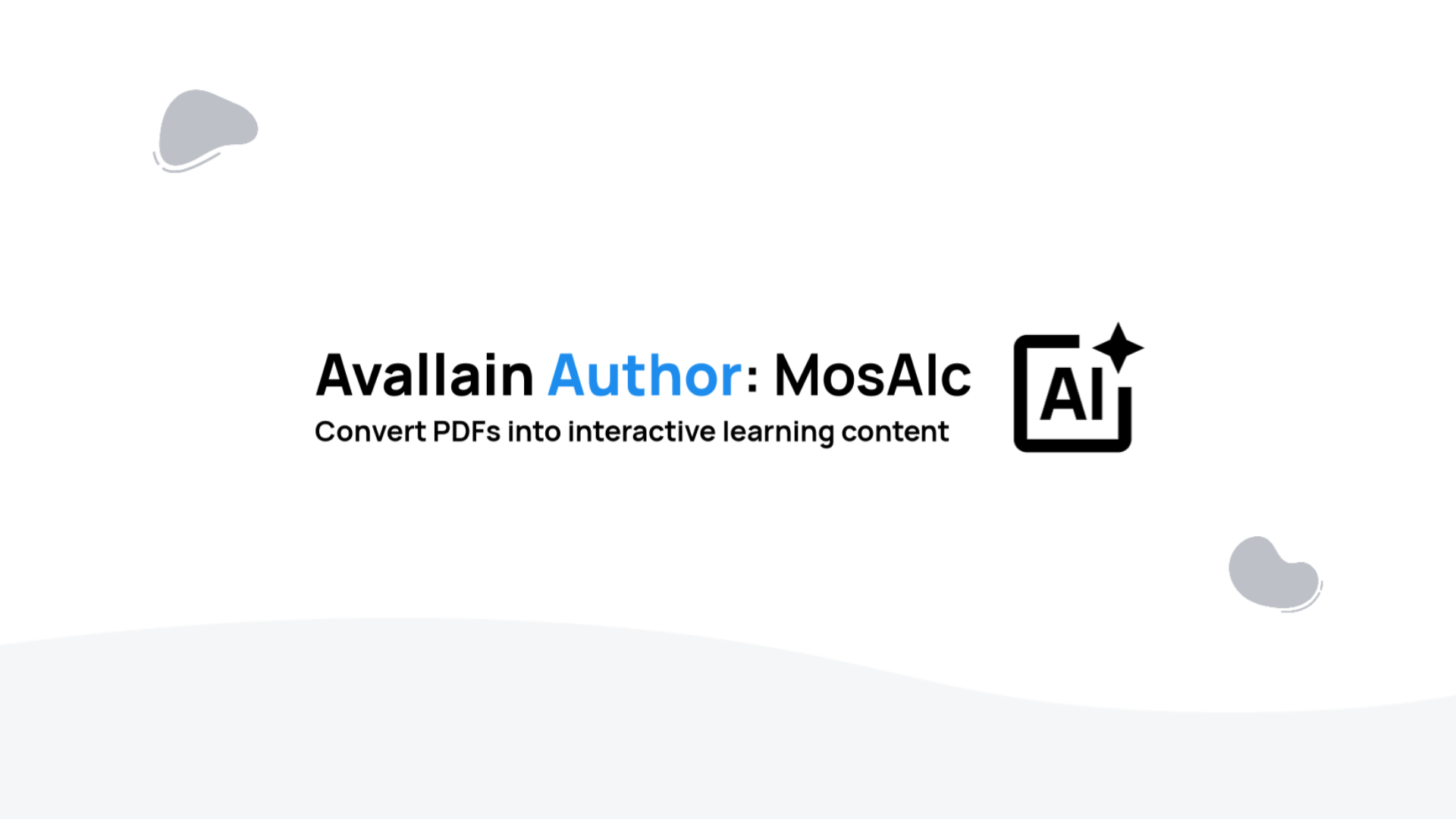 Avallain Intelligence - MosAIc - 2026