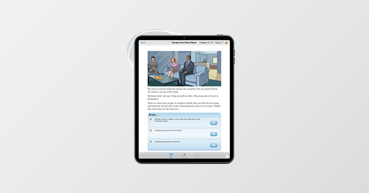 Award winning reader designed with Avallain Author