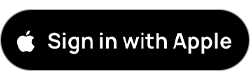 Sign in with Apple button – black background with white Apple logo and text