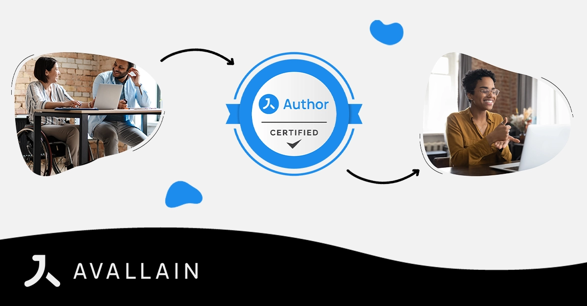 Avallain Author Training and Certifications Accessibility Module